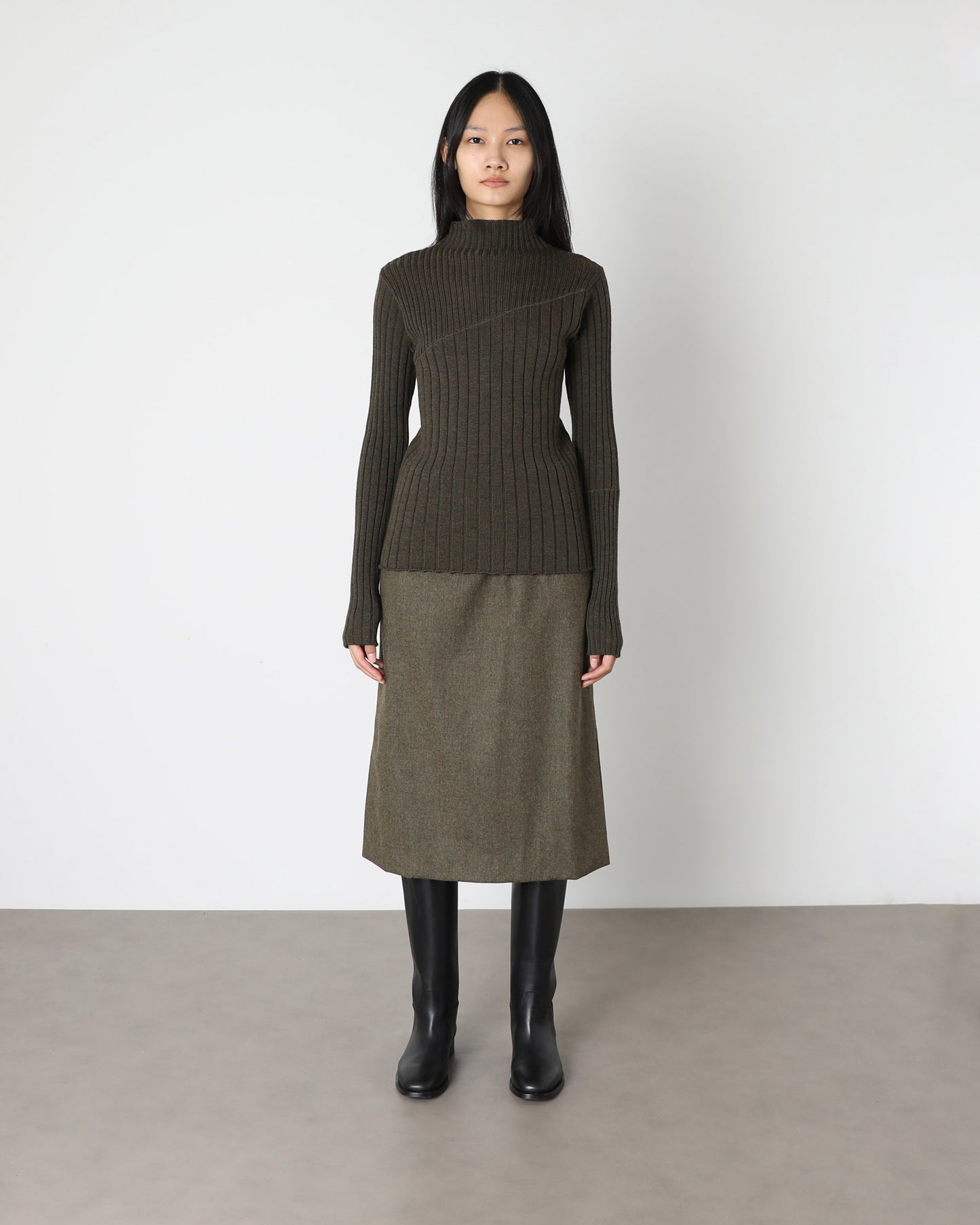 Uma Skirt in Wool Cashmere