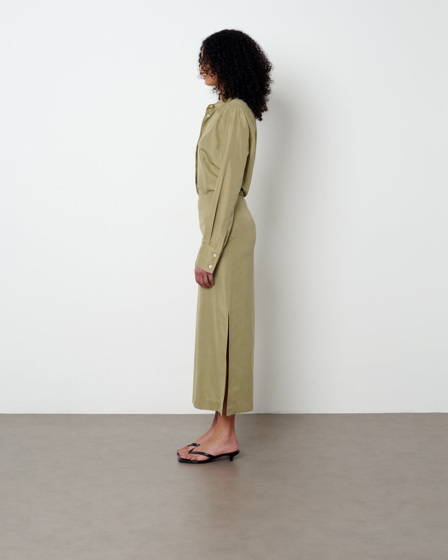 Uma Skirt in Cotton Silk