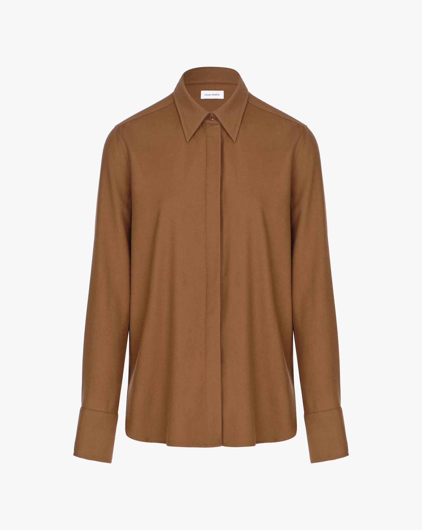Peggy Shirt in Brushed Wool
