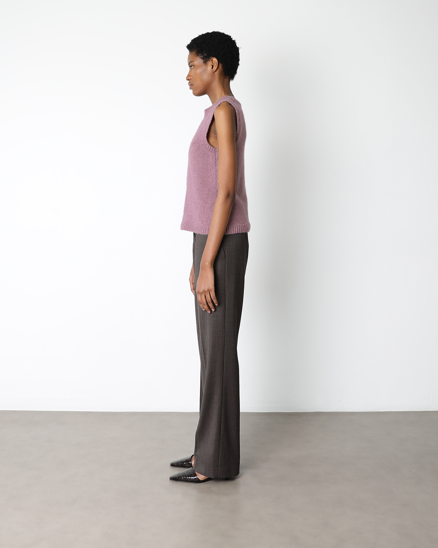 Mabel Vest in Silk Cashmere