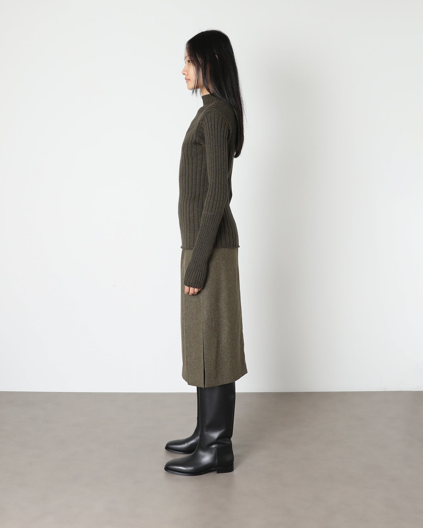 Uma Skirt in Wool Cashmere
