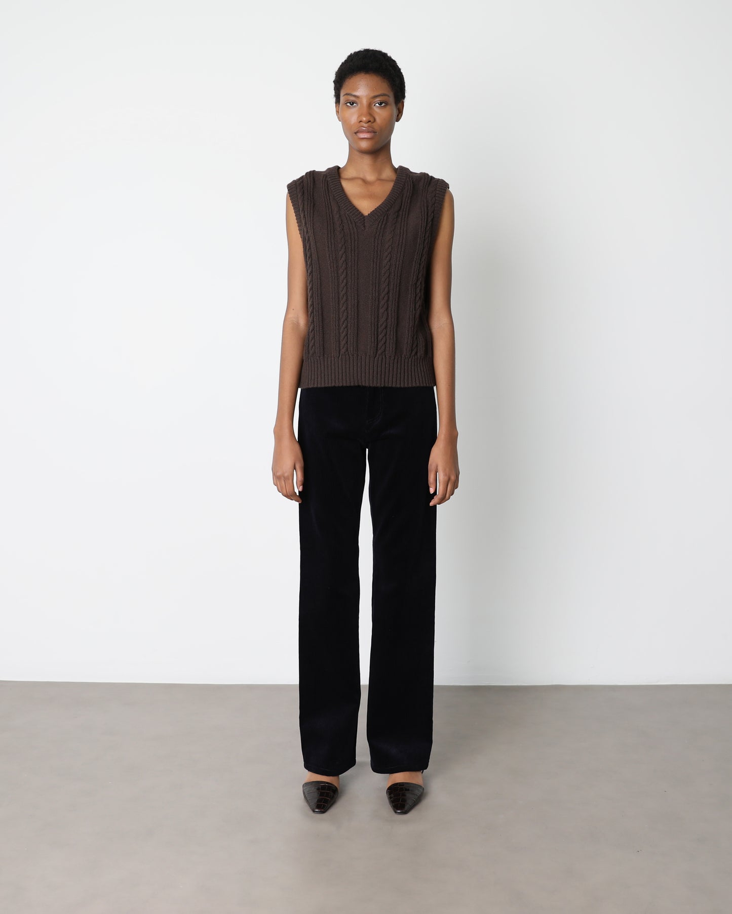 Rosa Vest in Wool Cashmere