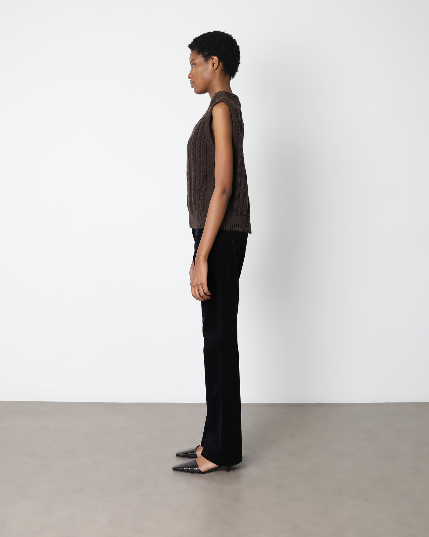Rosa Vest in Wool Cashmere