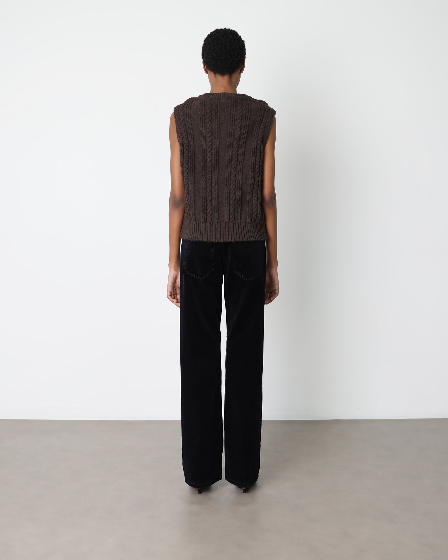 Rosa Vest in Wool Cashmere