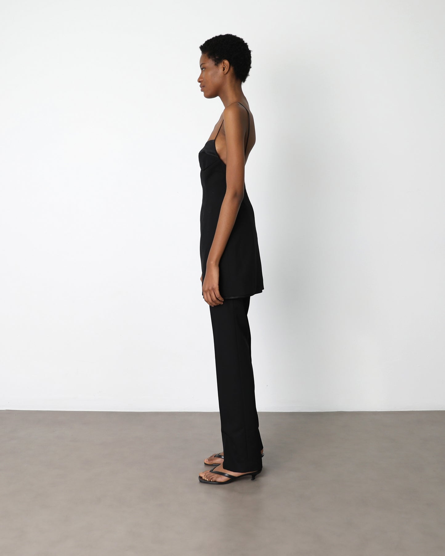 Daria Dress in Wool Silk