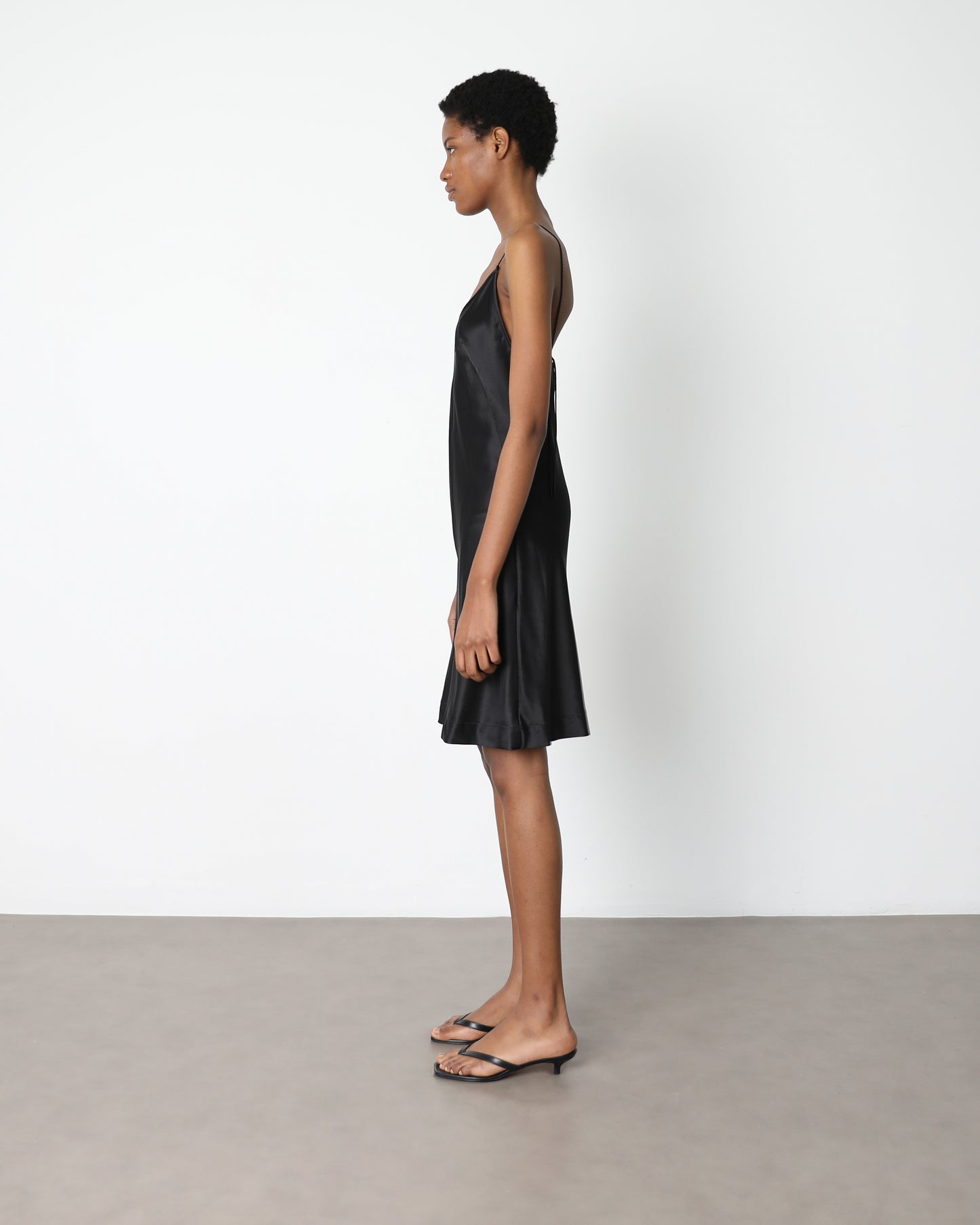 Maria Cami Dress in Wool Silk