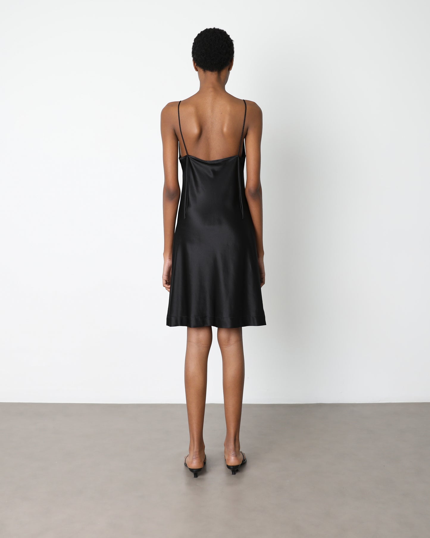 Maria Cami Dress in Wool Silk