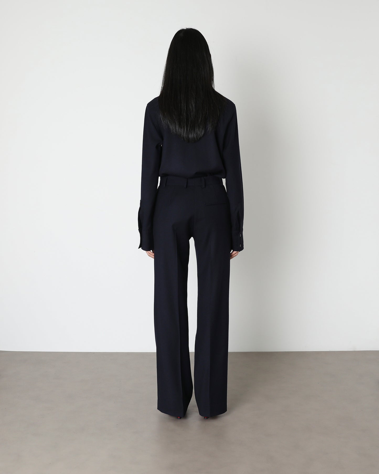 Peggy Shirt in Brushed Wool