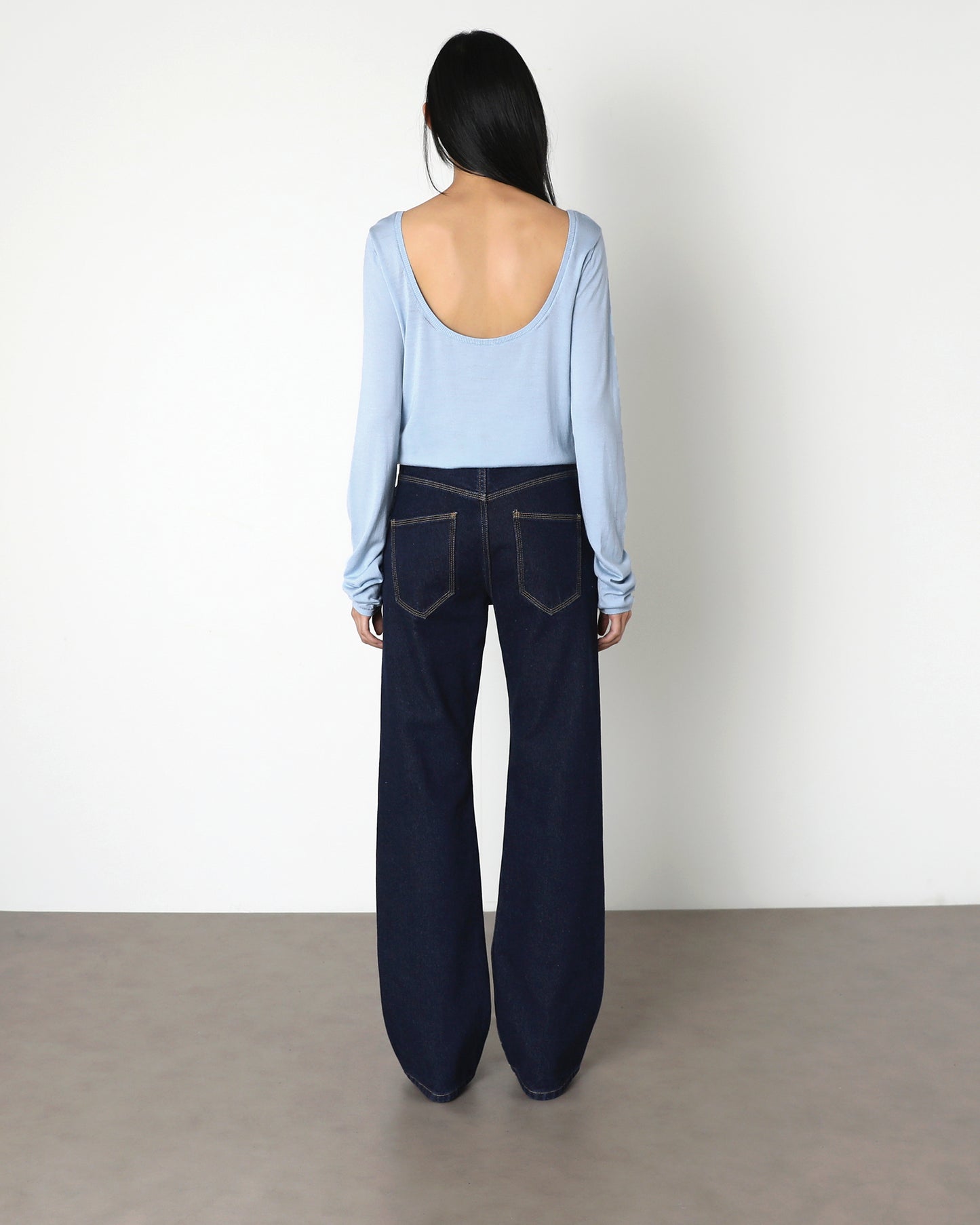 Afra Top in Wool Silk