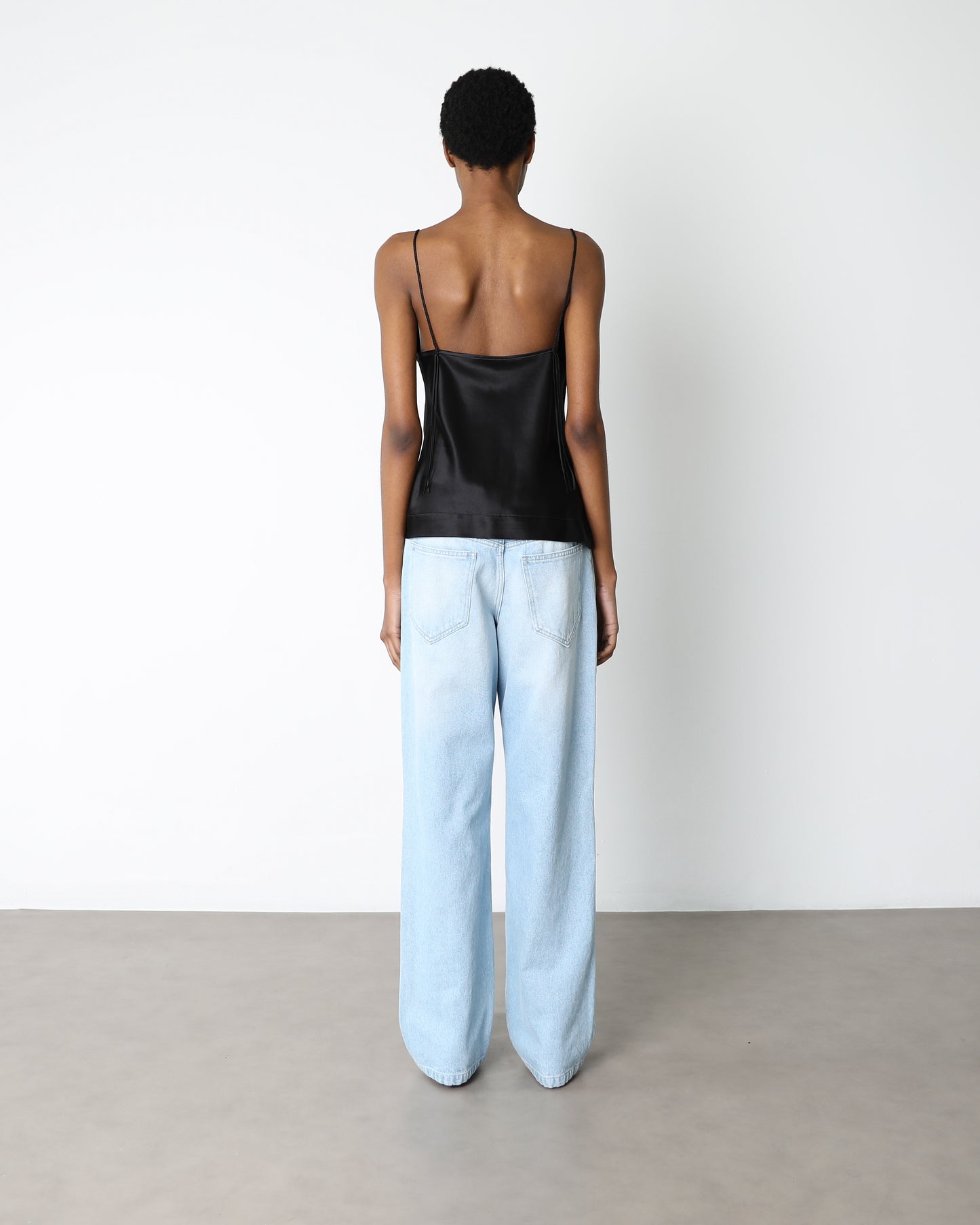 Maria Cami Top in Wool Silk