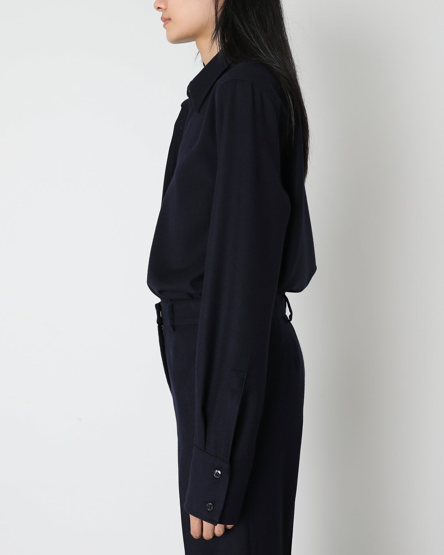 Peggy Shirt in Brushed Wool