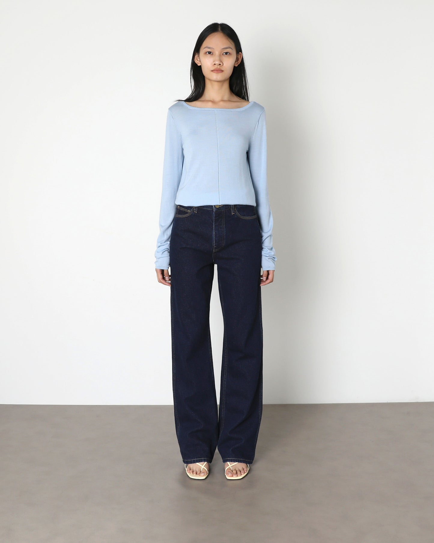 Afra Top in Wool Silk