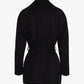 Issue Twelve Emma Coat in Black Wool Cashmere