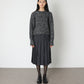 Issue Twelve Igloo Jumper in Silk Cashmere Black and White