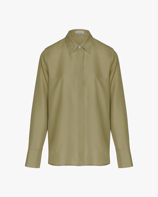 Peggy Shirt in Cotton Silk