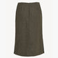 Issue Twelve Uma Skirt in Wool Cashmere Moss Green