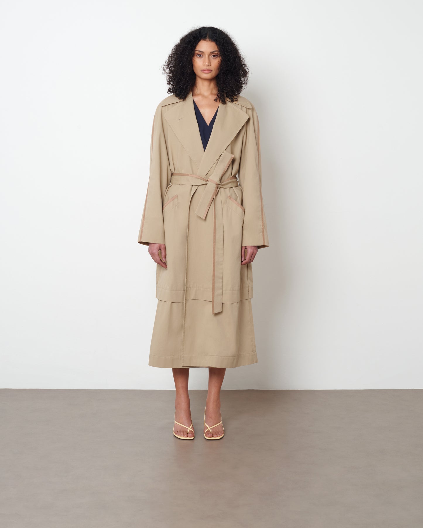 Freda Trench in Cotton